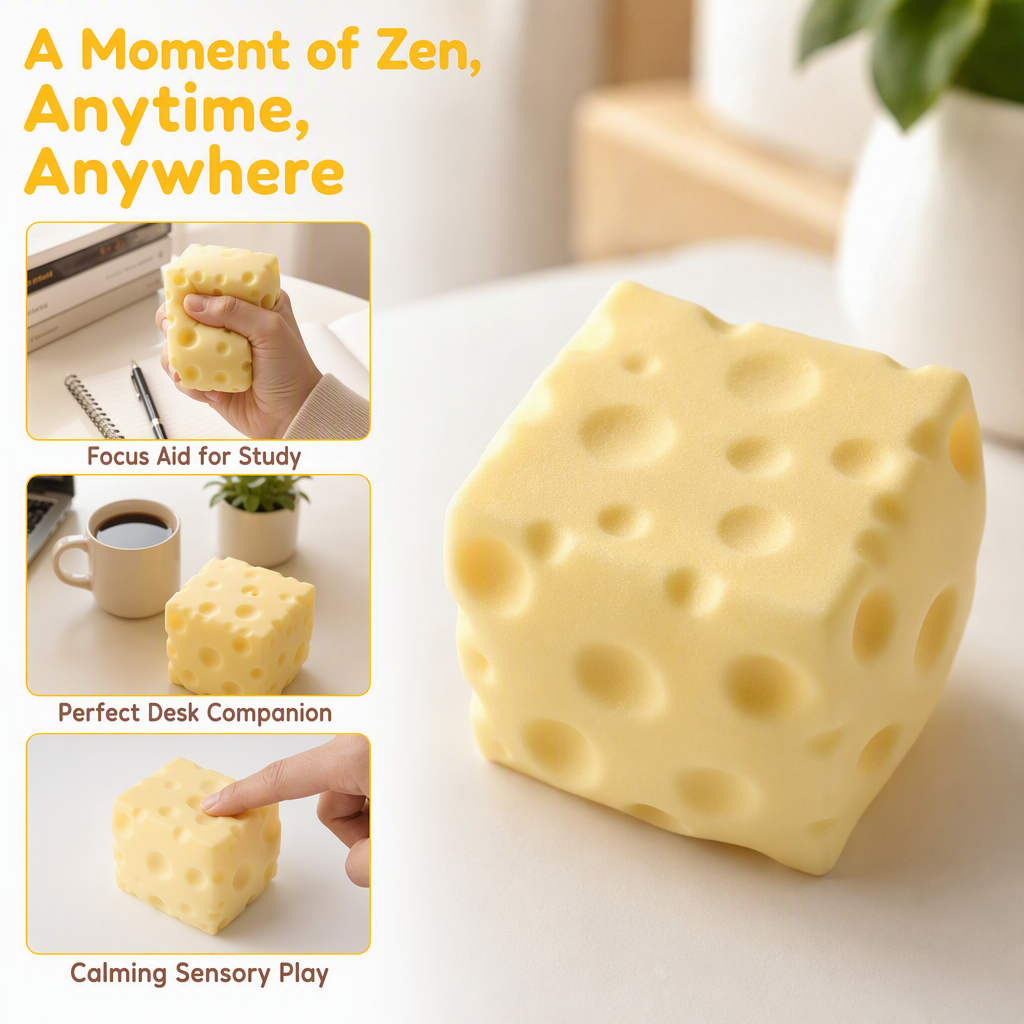 Simulated cheese clay slow rebound sculpting toy