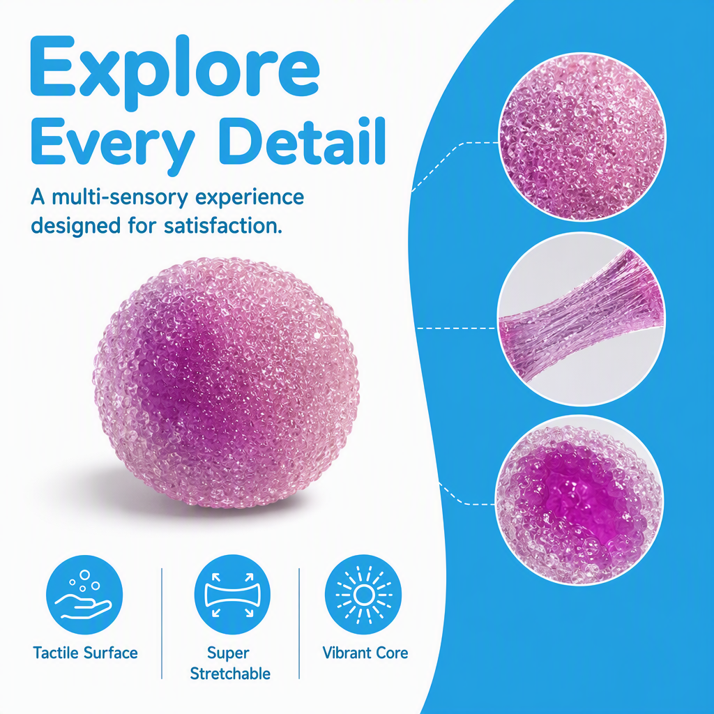 Smoothie DIY Ball Stress Relief Toy Squeezable Fun