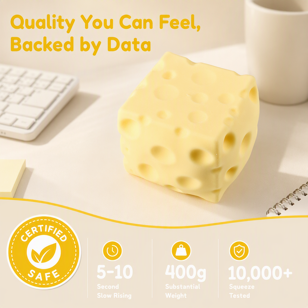 Simulated cheese clay slow rebound sculpting toy