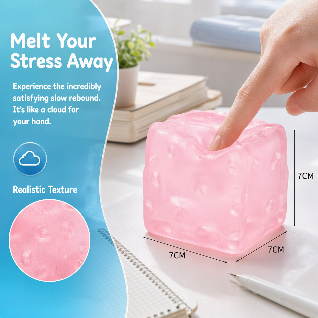 Simulated maltose slow-rebound cheese squeeze toy