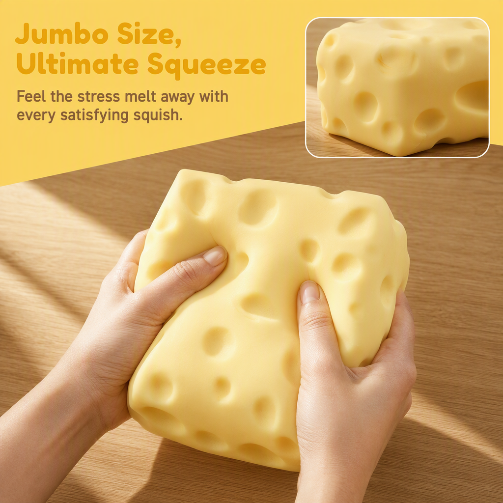 Simulated cheese clay slow rebound sculpting toy