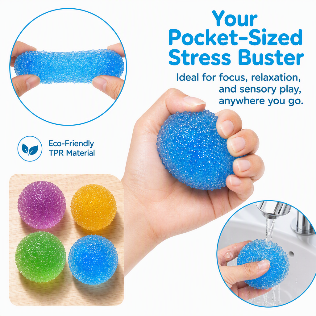 Smoothie DIY Ball Stress Relief Toy Squeezable Fun