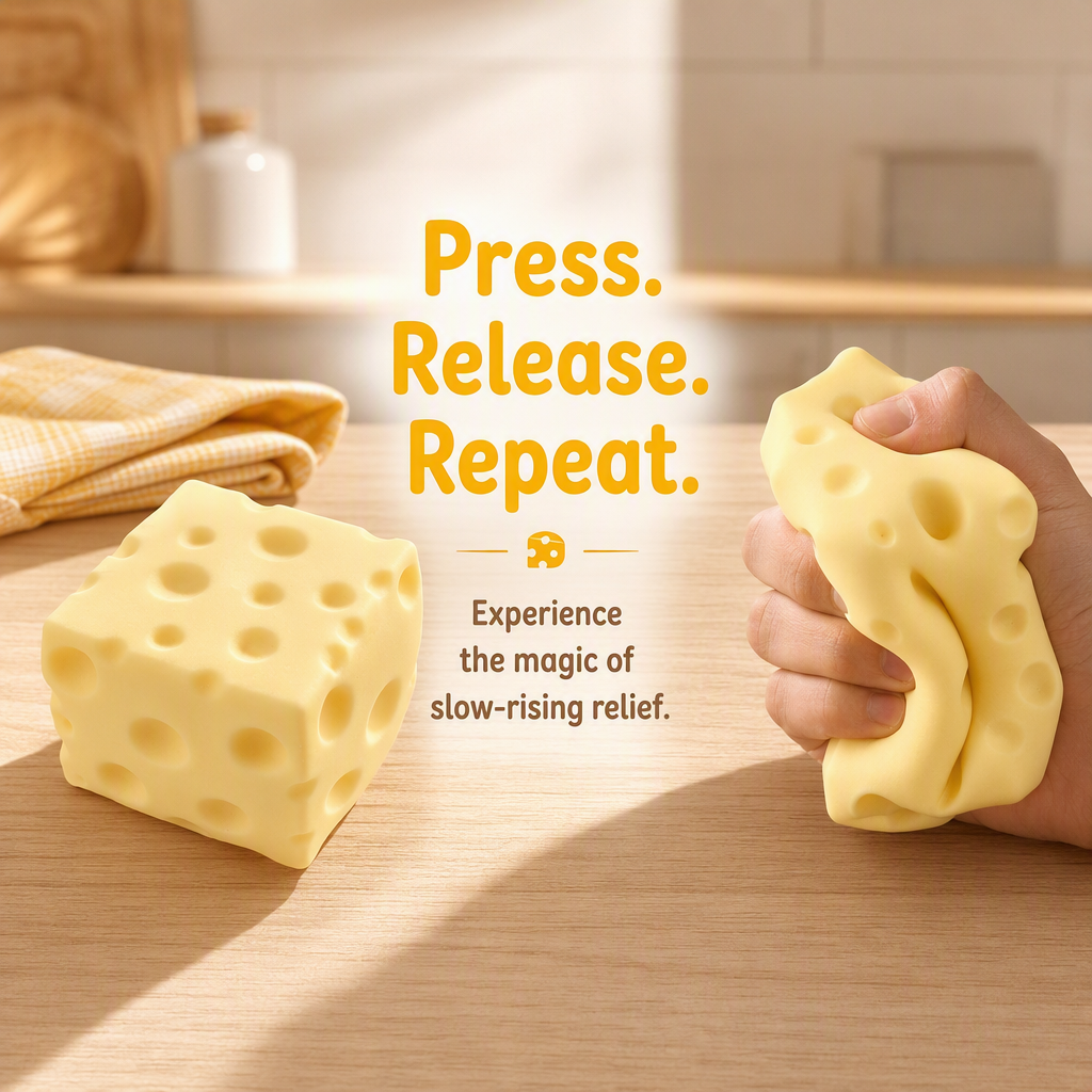 Simulated cheese clay slow rebound sculpting toy