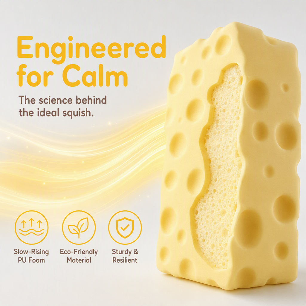 Simulated cheese clay slow rebound sculpting toy